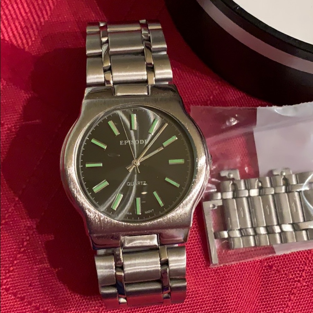 New Episode Watch Stainless Steele Band VTG - Picture 4 of 6